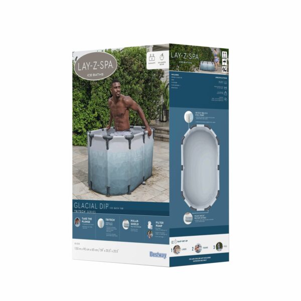 Eisbad Lay-Z-Spa GLACIAL DIP oval 150 x 90 x 65 cm – Bild 9