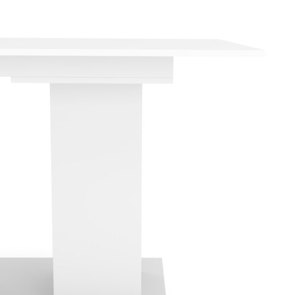 Esstisch ausziehbar ALBIN 140/180 x 90 cm weiss – Bild 7