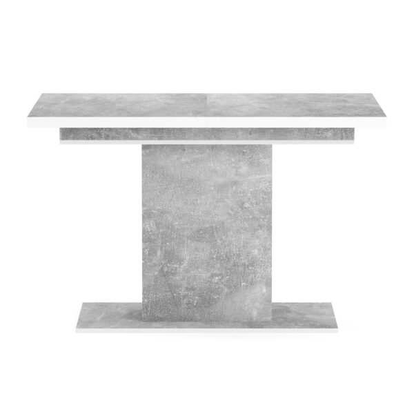 Esstisch ausziehbar DUSK 120/160 x 80 cm grau – Bild 4
