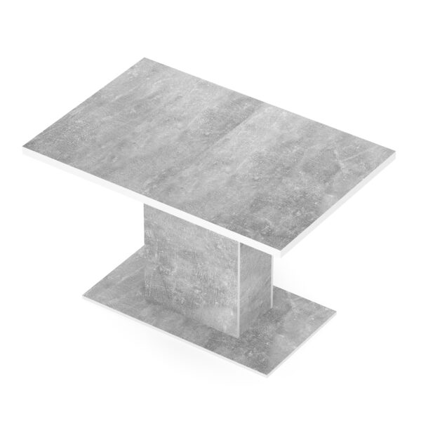 Esstisch ausziehbar DUSK 120/160 x 80 cm grau – Bild 3