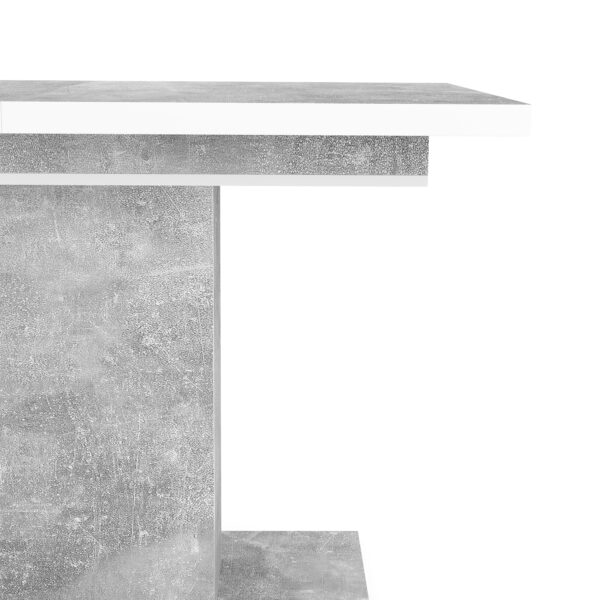 Esstisch ausziehbar DUSK 120/160 x 80 cm grau – Bild 7