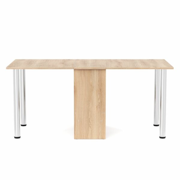 Esstisch klappbar SIMPLICITY 174 x 80 cm hellbraun – Bild 3