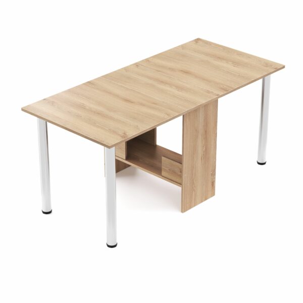Esstisch klappbar SIMPLICITY 174 x 80 cm hellbraun – Bild 2