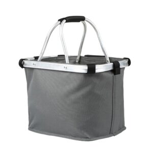 Velokorb vorne faltbar 35 x 21 cm grau