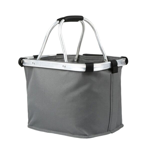 Velokorb vorne faltbar 35 x 21 cm grau