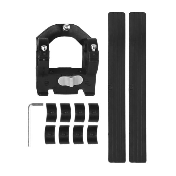 Velokorb vorne faltbar 35 x 21 cm grau – Bild 5