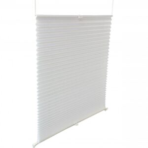 Plissee Faltstore Rollo weiss 130 x 40 cm