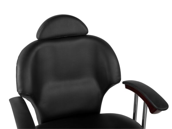 Friseurstuhl Leder 110 x 58 x 98 - 110 cm schwarz – Bild 8