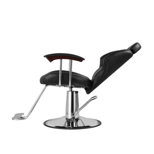 Friseurstuhl Leder 110 x 58 x 98 - 110 cm schwarz – Bild 6