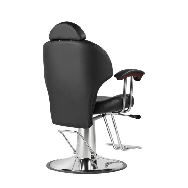 Friseurstuhl Leder 110 x 58 x 98 - 110 cm schwarz – Bild 7