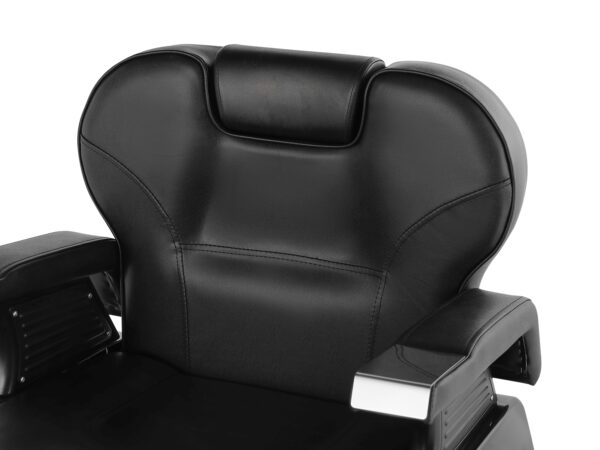 Friseurstuhl Leder 110 x 69 x 97 - 110 cm schwarz – Bild 8