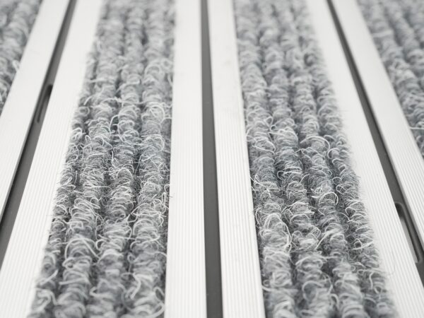 Fussmatte Aluminium 60 x 40 cm silber/grau – Bild 4