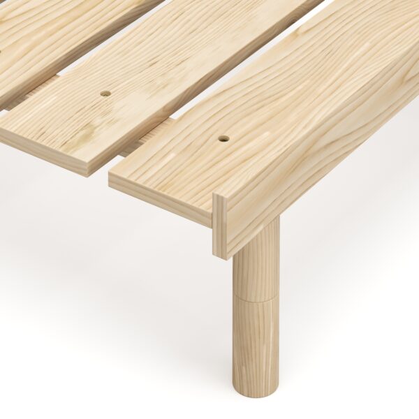 Futonbett Holzbett KIOTO 90 x 200 cm – Bild 8