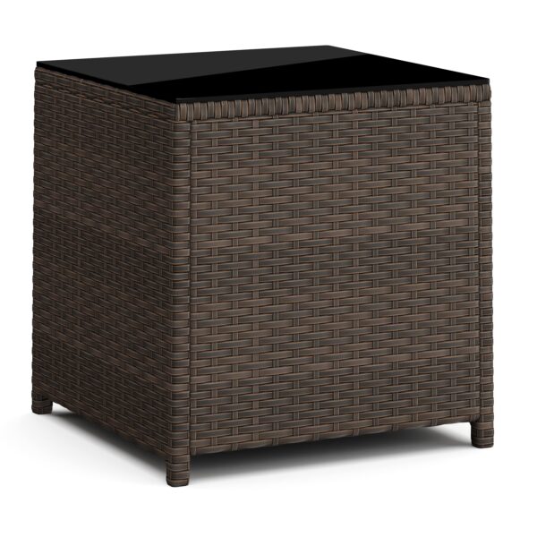 Gartenmöbel Set Rattan EREN braun/anthrazit – Bild 8
