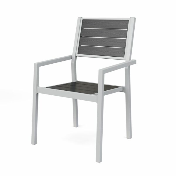 Gartenmöbel Set KAVO 2 Stühle + 2 Bänke anthrazit – Bild 8