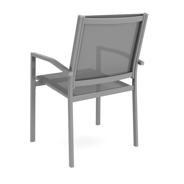 Gartenstuhl ZILLY 2er Set grau – Bild 6