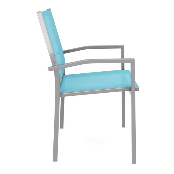 Gartenstuhl ZILLY 2er Set blau – Bild 5