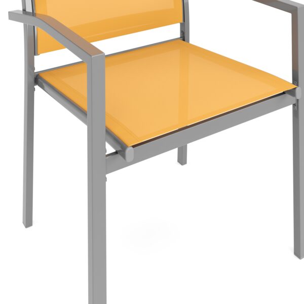 Gartenstuhl ZILLY 2er Set orange – Bild 7