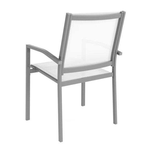 Gartenstuhl ZILLY 2er Set weiss – Bild 6