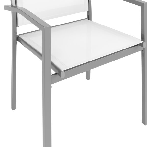 Gartenstuhl ZILLY 2er Set weiss – Bild 7