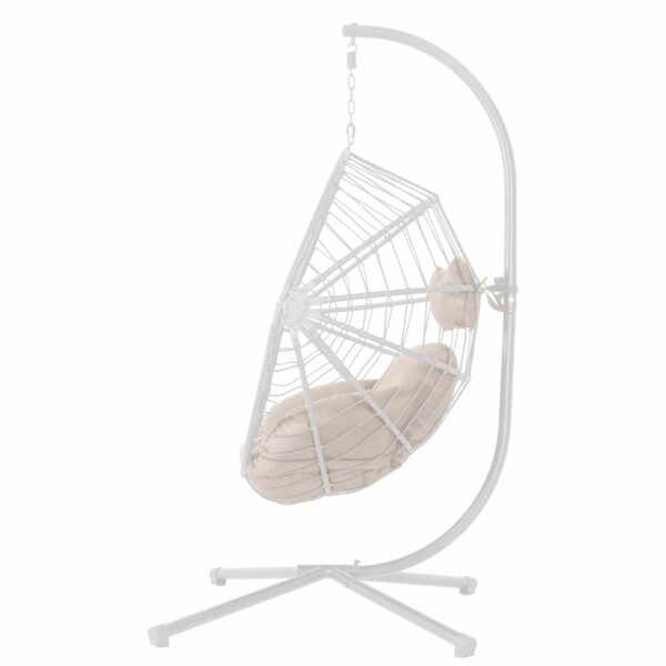 Hängesessel mit Gestell LAOS beige – Bild 2