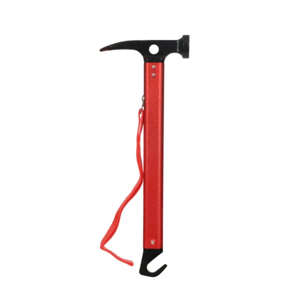 Hammer Zelthammer Stahl 32 cm rot