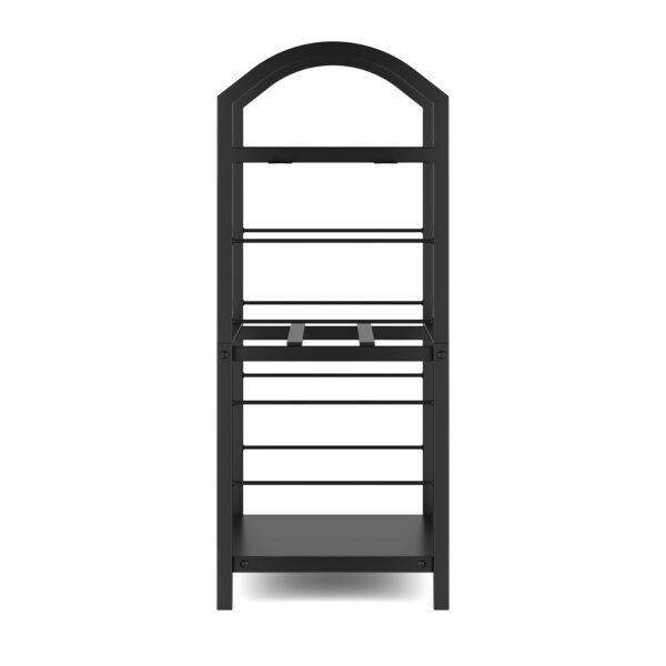 Kaminholzregal mit Kaminbesteck 40 x 30 x 74 cm – Bild 5