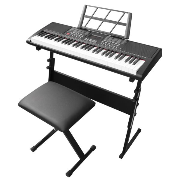 Keyboard Set mit Hocker und Ständer schwarz