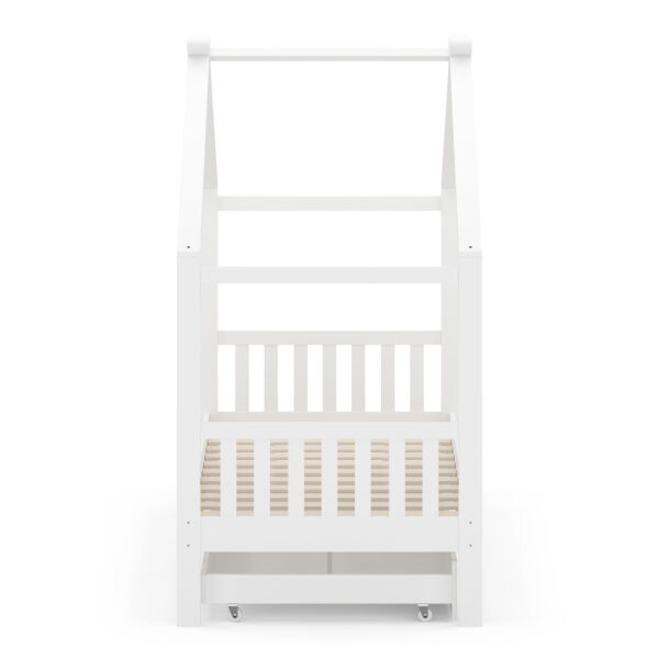 Kinderbett BEMBY mit 2 Schubladen 80 x 160 cm weiss – Bild 6