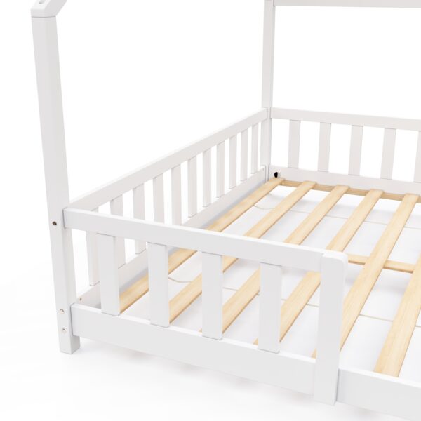 Kinderbett MAISON 160 x 200 cm weiss – Bild 6