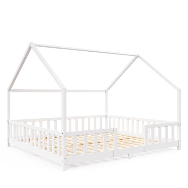 Kinderbett MAISON 180 x 200 cm weiss – Bild 2