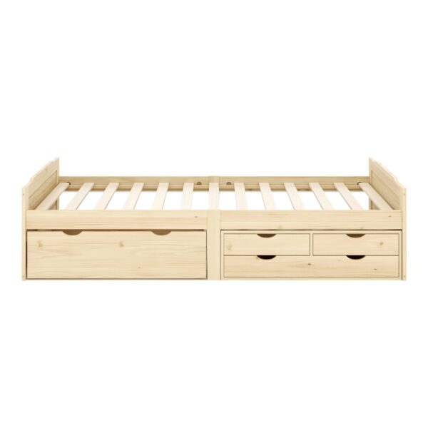 Kinderbett mit Schubladen EMMANUELLE 90 x 200 cm natur – Bild 3