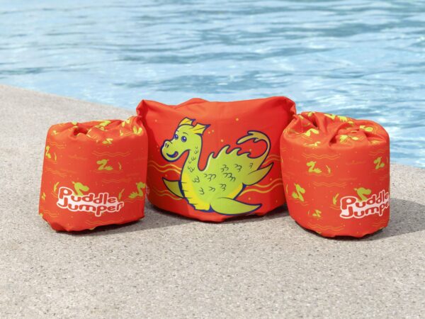 Schwimmhilfe für Kinder Puddle Jumper Seeungeheuer 15 - 30 kg – Bild 4