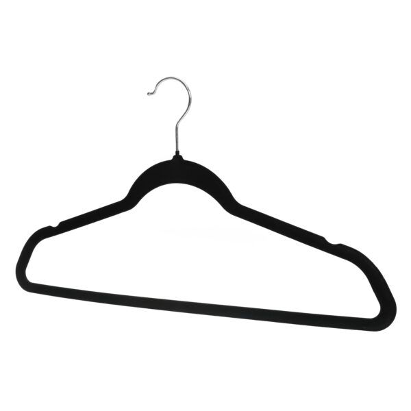 Kleiderbügel Samt schwarz 30er Set – Bild 4