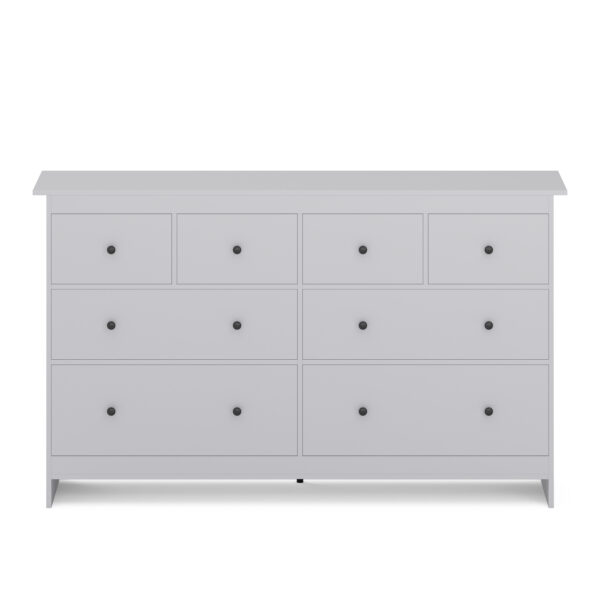 Kommode ADALIE 8 Schubladen 160 x 96 cm grau – Bild 3