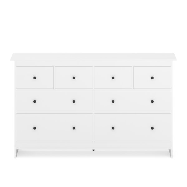 Kommode ADALIE 8 Schubladen 160 x 96 cm weiss – Bild 3