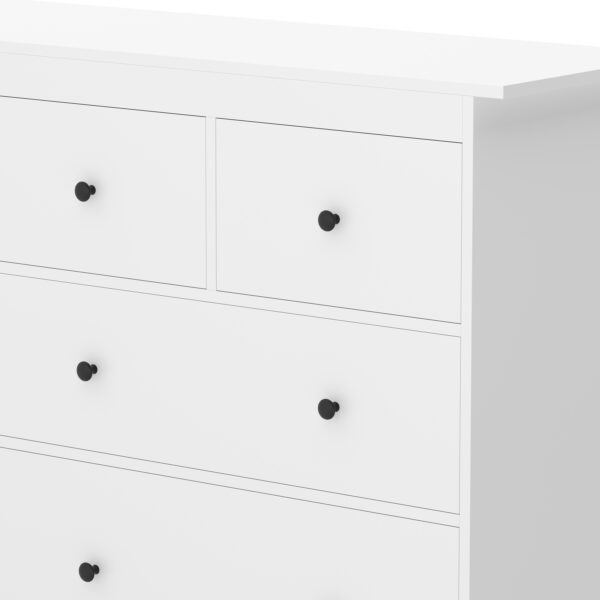 Kommode ADALIE 8 Schubladen 160 x 96 cm weiss – Bild 5