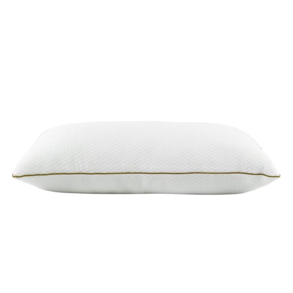 Kopfkissen 2er Set 80 x 40 cm weiss/gold – Bild 3