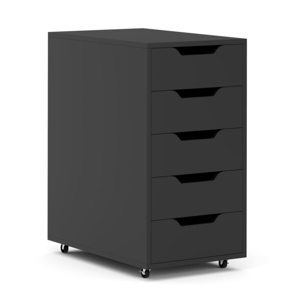 Korpus BEMI 5 Schubladen schwarz