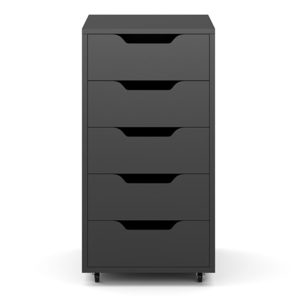 Korpus BEMI 5 Schubladen schwarz – Bild 3