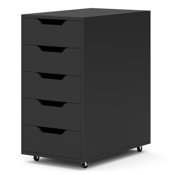 Korpus BEMI 5 Schubladen schwarz – Bild 4
