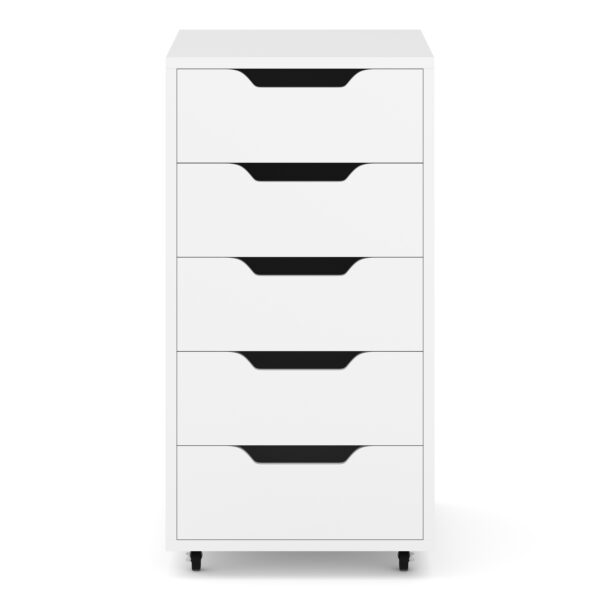 Korpus BEMI 5 Schubladen weiss – Bild 3