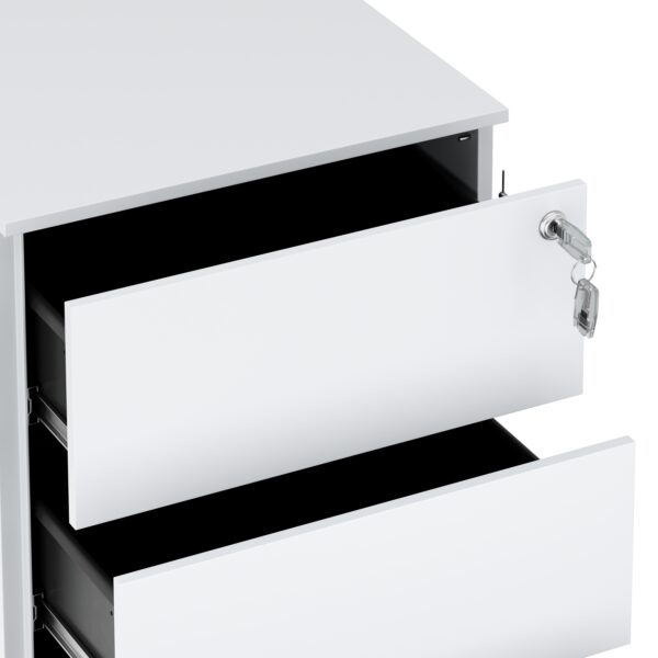 Korpus MULTI 3 Schubladen weiss – Bild 4