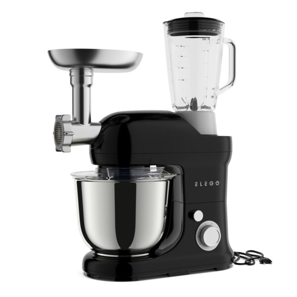 Küchenmaschine 3-in-1 mit Standmixer und Fleischwolf 1300W – Bild 2