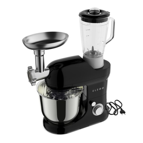 Küchenmaschine 3-in-1 mit Standmixer und Fleischwolf 1300W – Bild 4