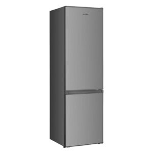 Kühlschrank mit Gefrierer 260L silbergrau