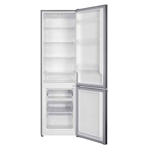Kühlschrank mit Gefrierer 260L silbergrau – Bild 5