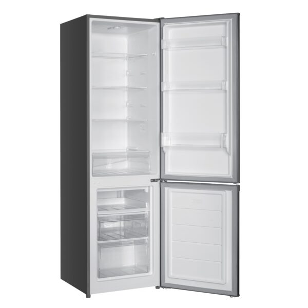 Kühlschrank mit Gefrierer 260L silbergrau – Bild 4