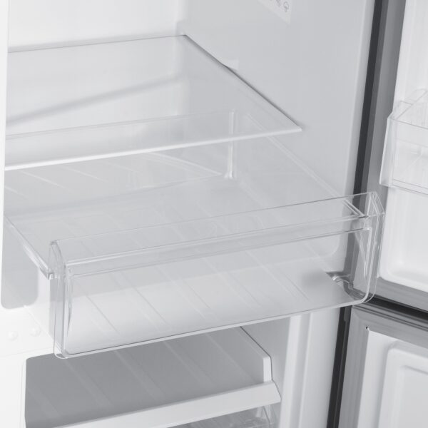 Kühlschrank mit Gefrierer 260L silbergrau – Bild 8