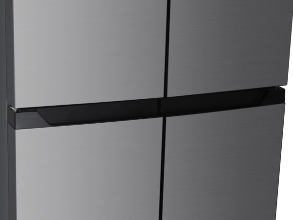 Kühlschrank mit Gefrierer 362L silbergrau – Bild 8
